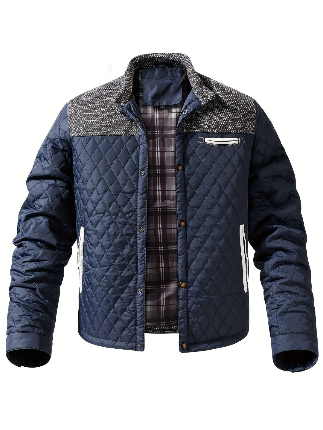 Gideon | Quilted Stand-Collar Jacket