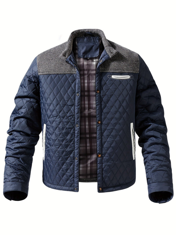 Gideon | Quilted Stand-Collar Jacket