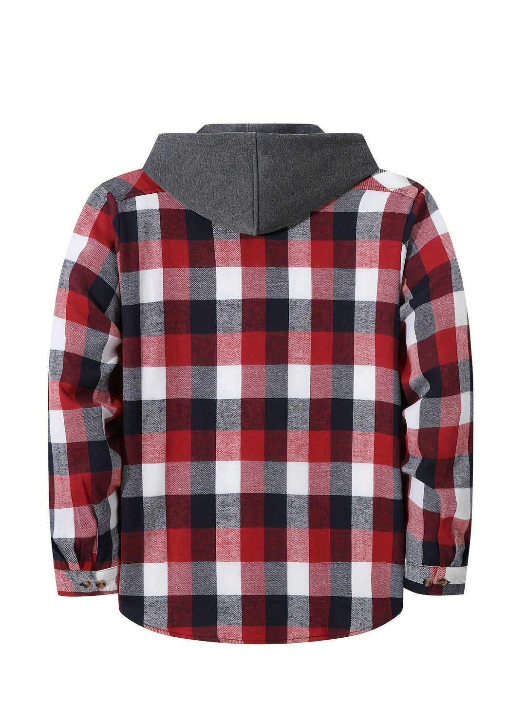 Braxton | Checked Hooded Shirt