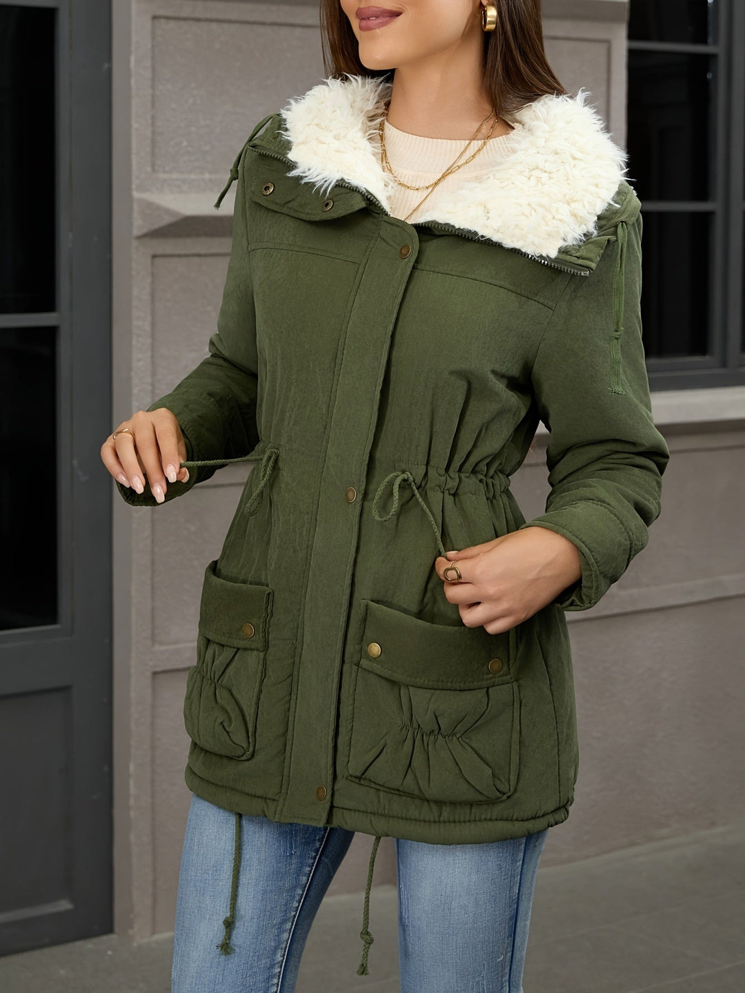 Carolyn | Cozy Hooded Winter Parka
