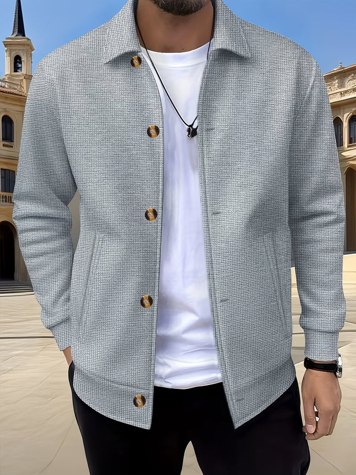 Foster | Textured Button-Up Jacket