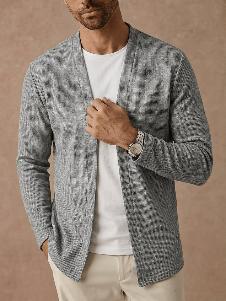 Theodore | Open-Front Textured Cardigan
