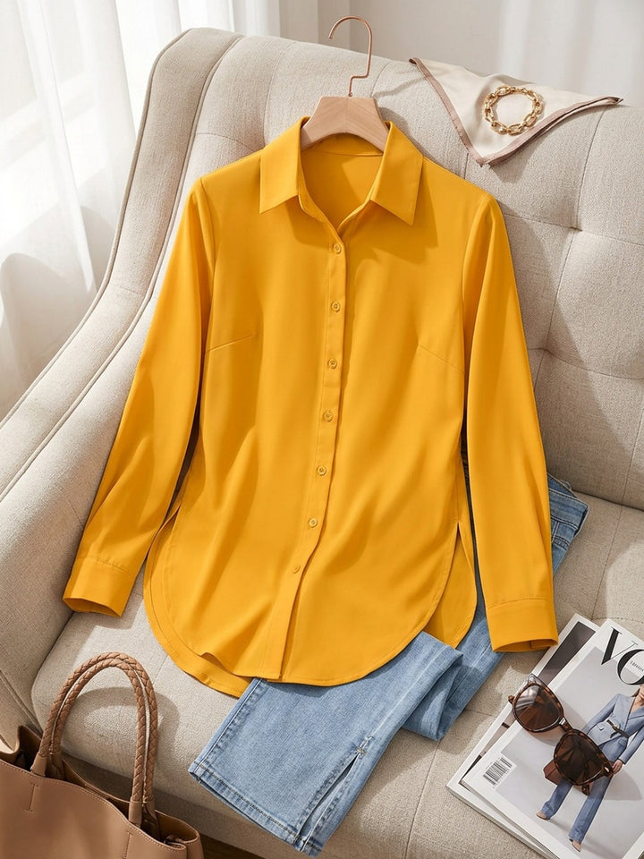 Quinn | Refined Button-Front Blouse