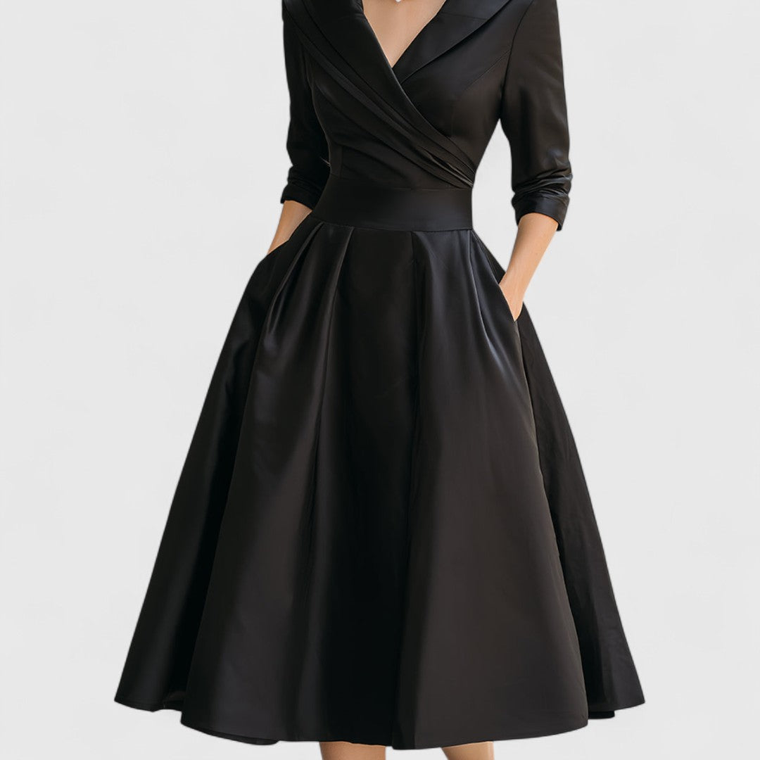 Ashley | Graceful Silhouette Midi Dress