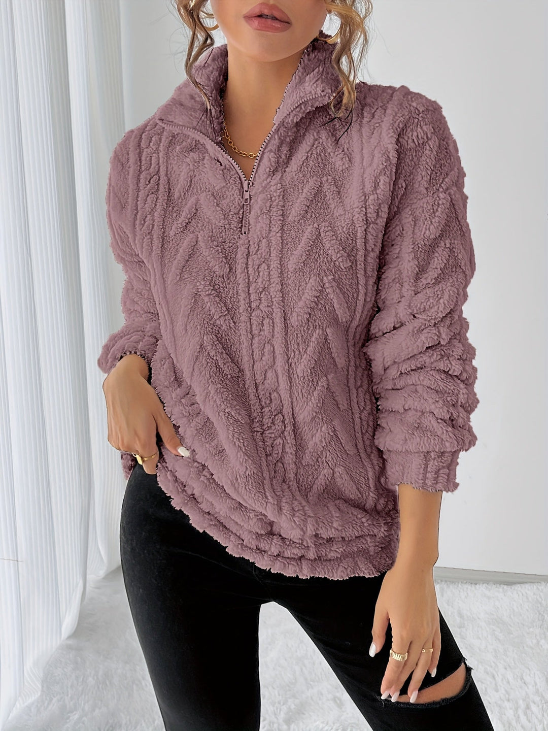 Kristen | Cozy Textured Pullover