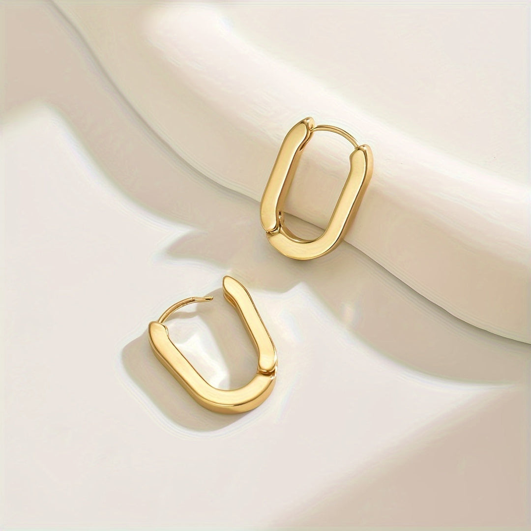 Wanda | Elegant Geometric Hoop Earrings