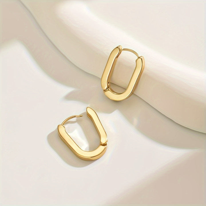 Wanda | Elegant Geometric Hoop Earrings