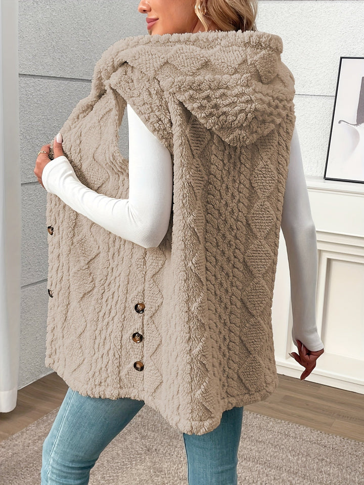 Lorna | Cozy Hooded Sleeveless Vest