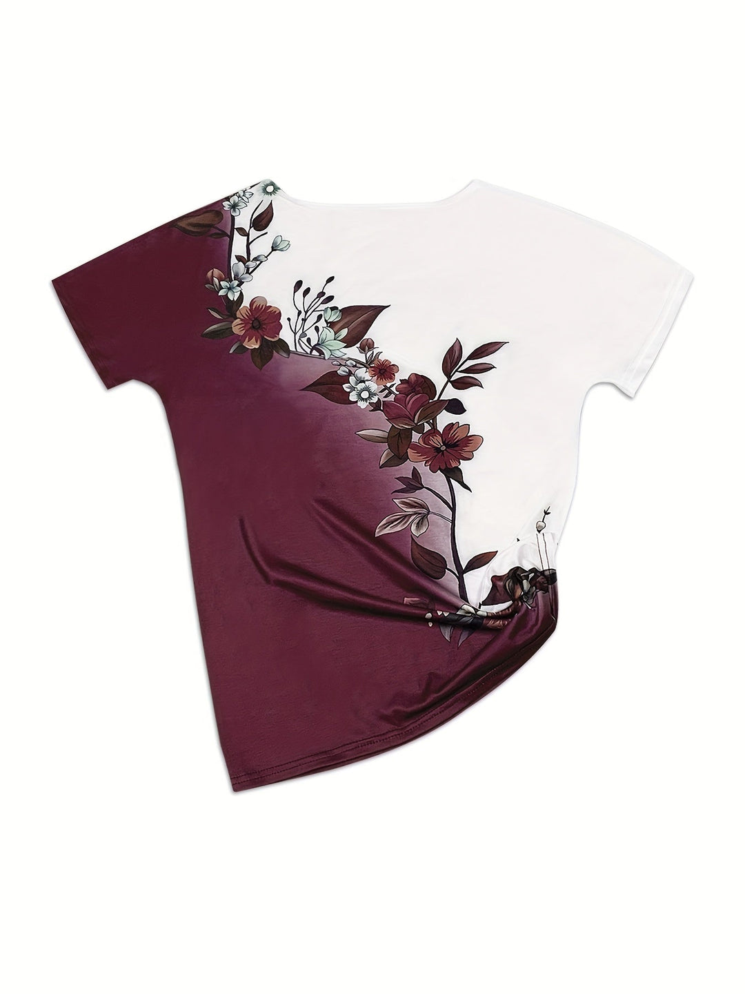 Lucille | Floral Round-Neck Top