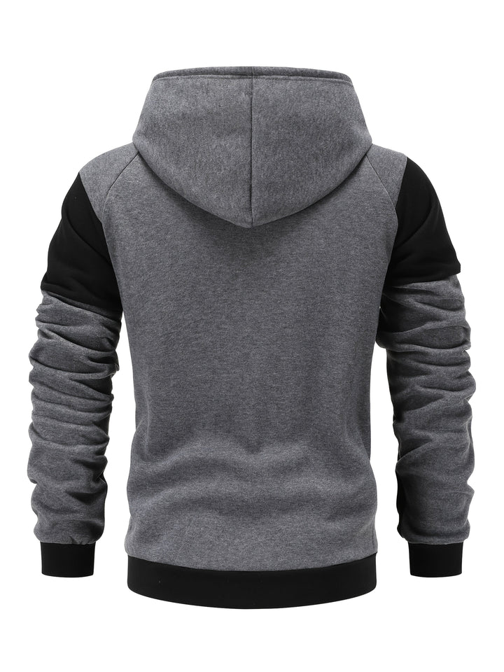Bryce | colour Block Zip-Up Hooded Jacket