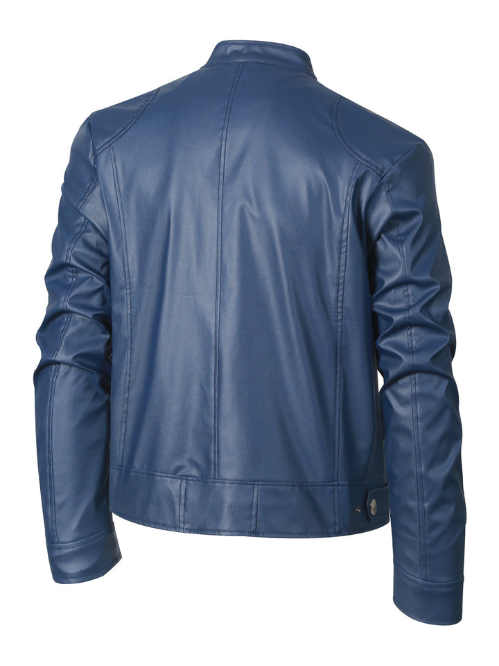 Roman | Stand-Collar Moto Jacket