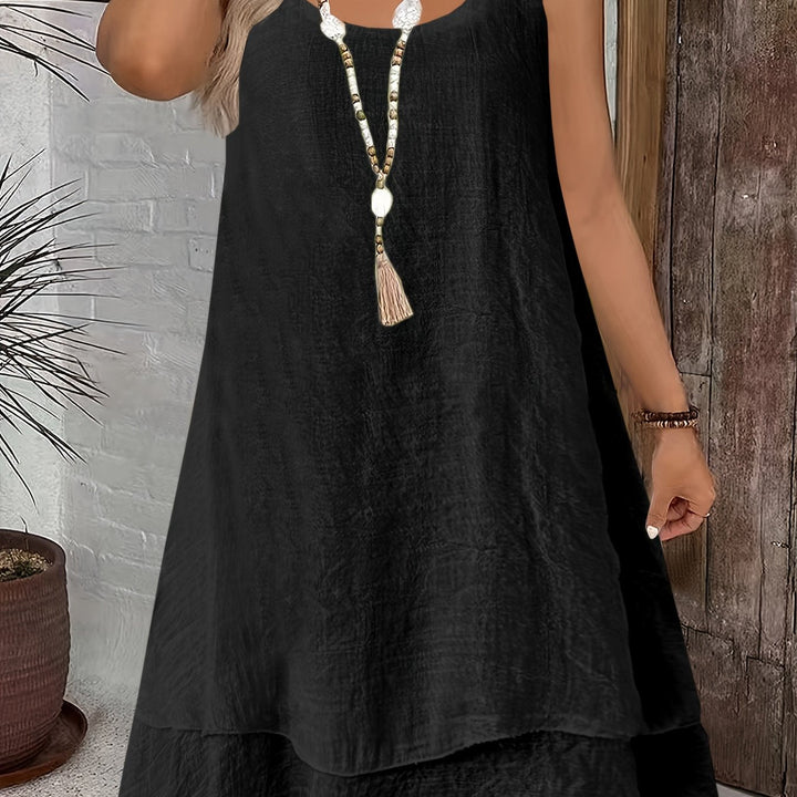 Elise | Flowing Sleeveless Summer Dress
