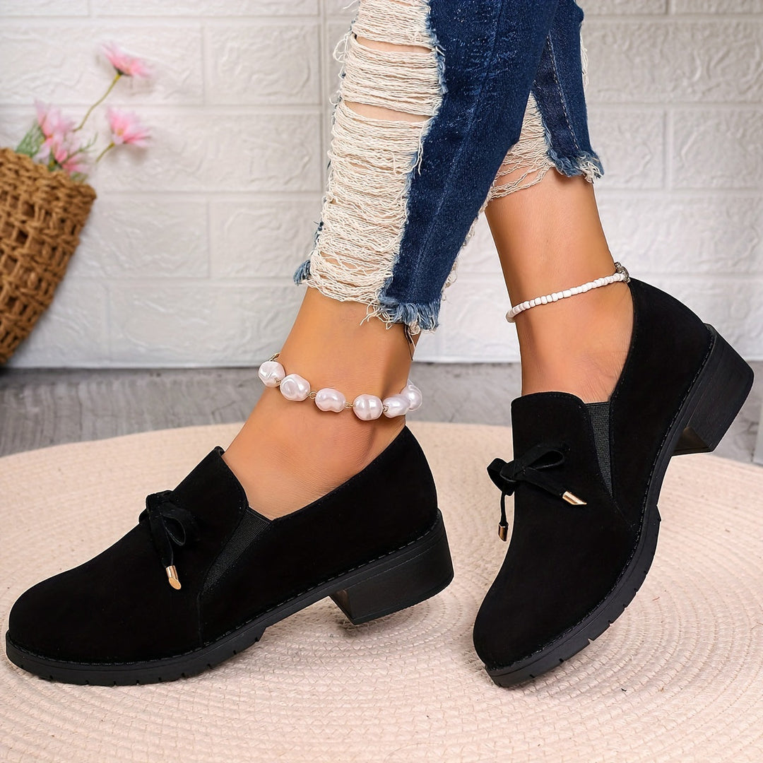 Nadia | Bow-Detail Slip-On Loafers