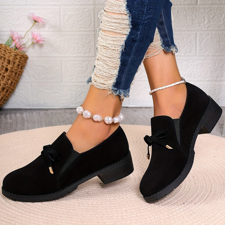 Nadia | Bow-Detail Slip-On Loafers