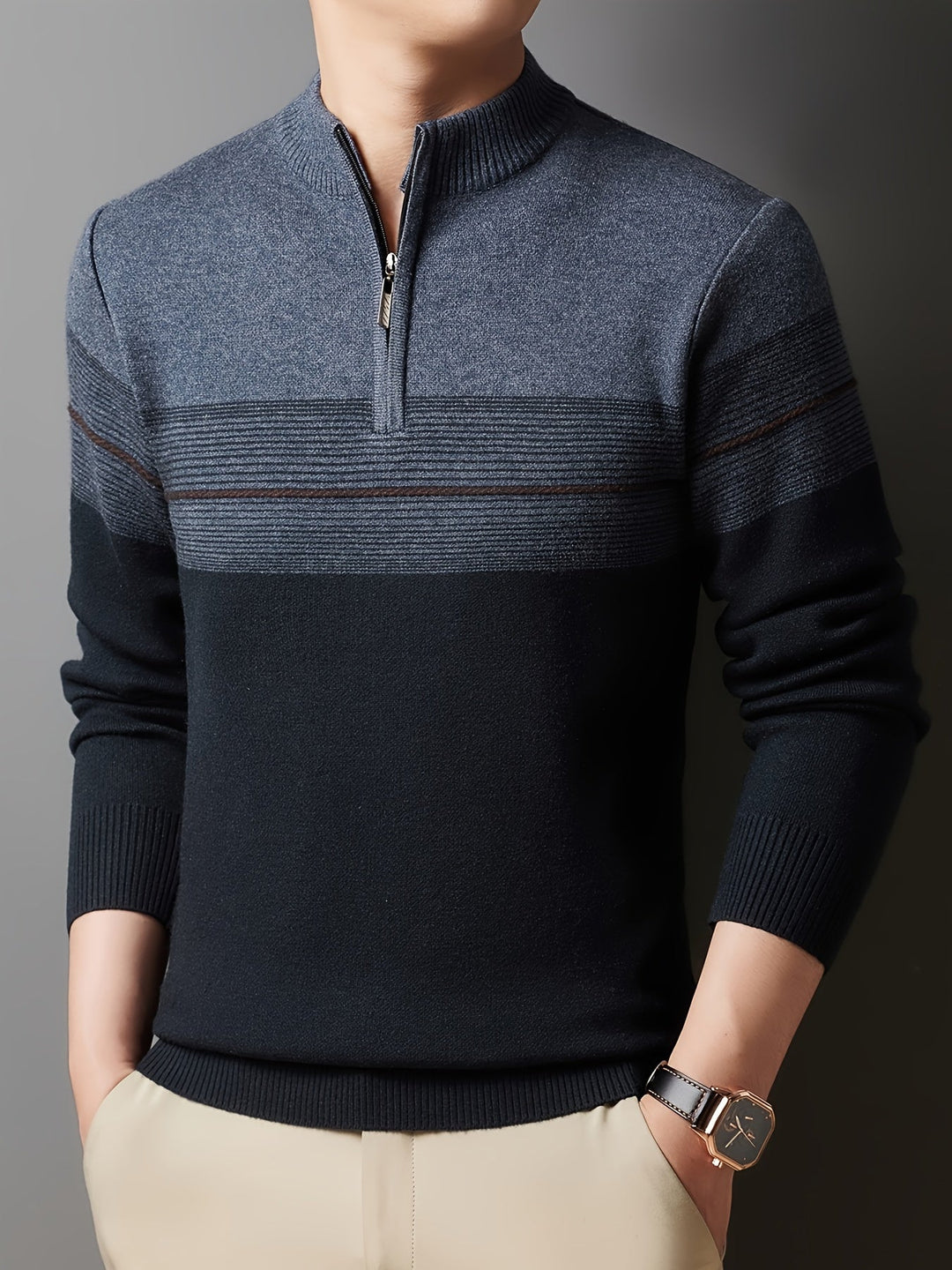 Oscar | Zip-Neck Jumper