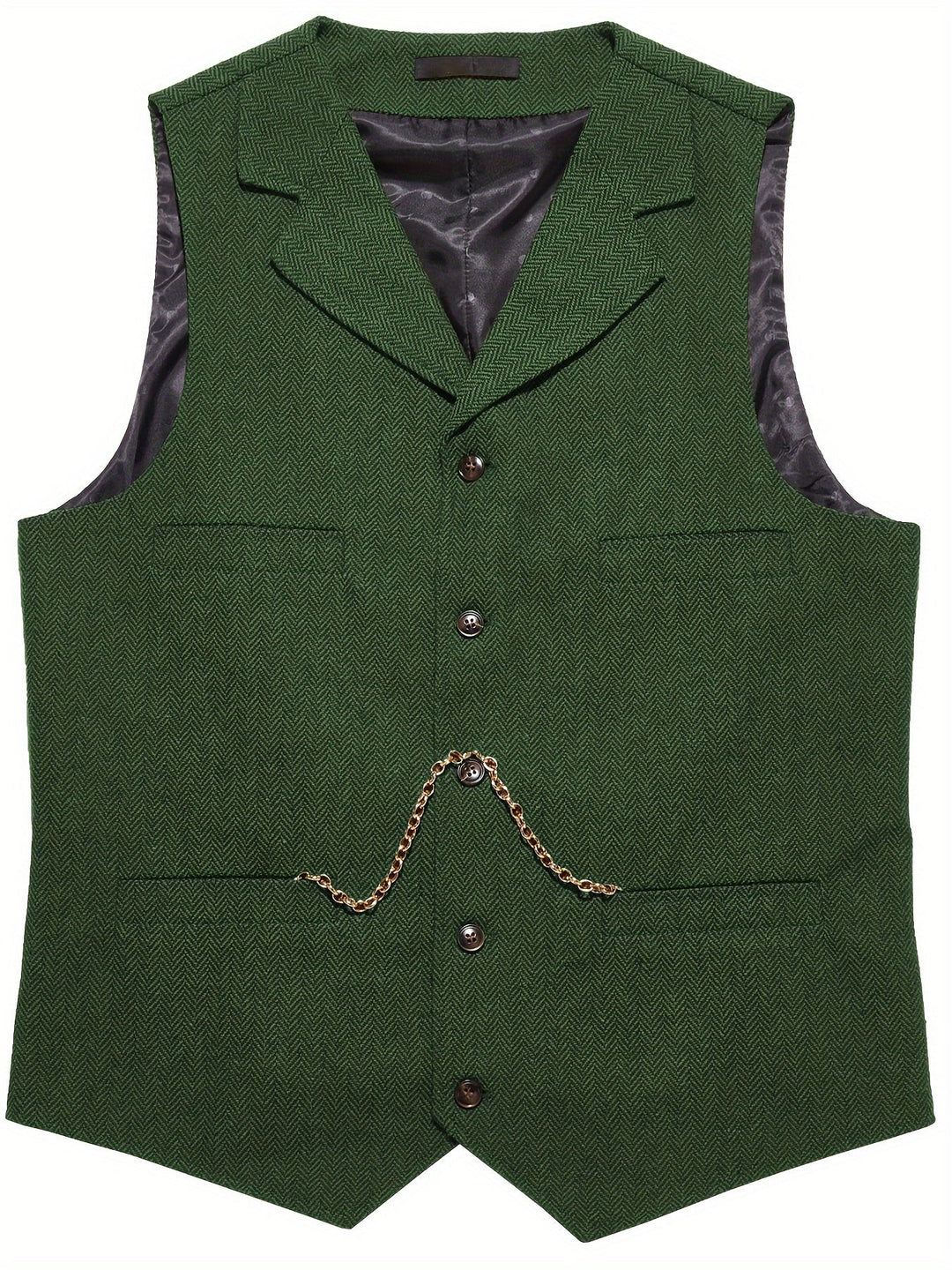 Byron | Refined Herringbone Waistcoat