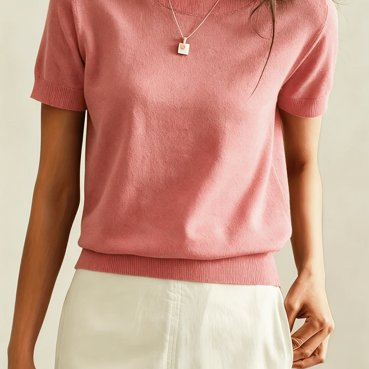 Harriet | Fine-Knit Short Sleeve Jumper