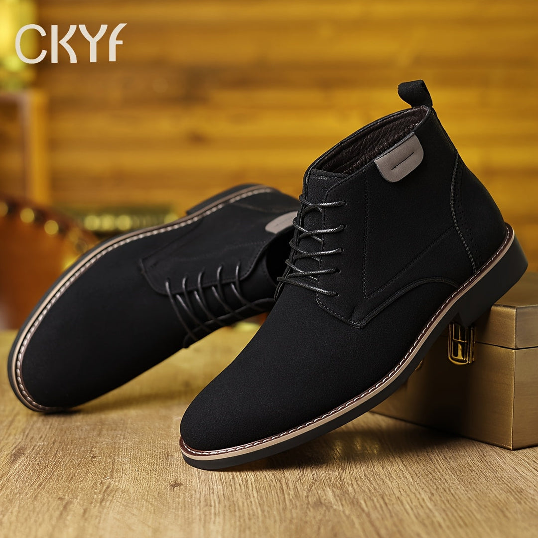 Alden | Refined Lace-Up Ankle Boots