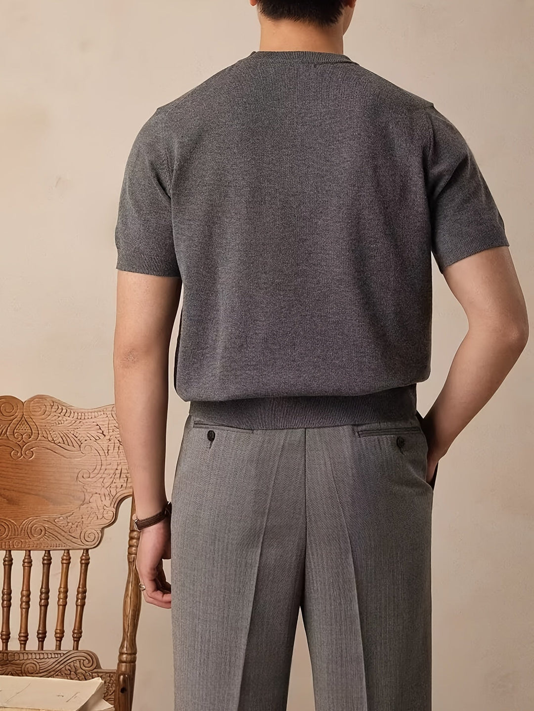 Reid | Refined Short-Sleeve Knit Top