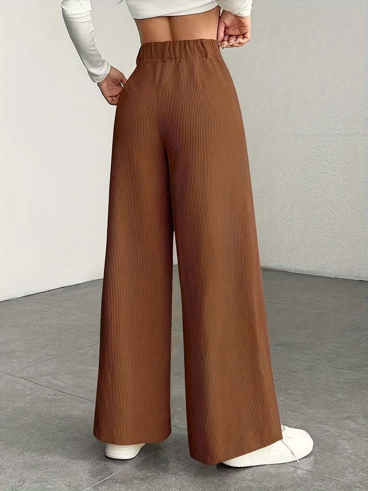 Kimberly | High-Waisted Wide-Leg Trousers