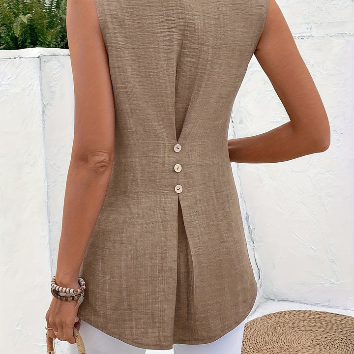 Farrah | Relaxed Sleeveless Blouse