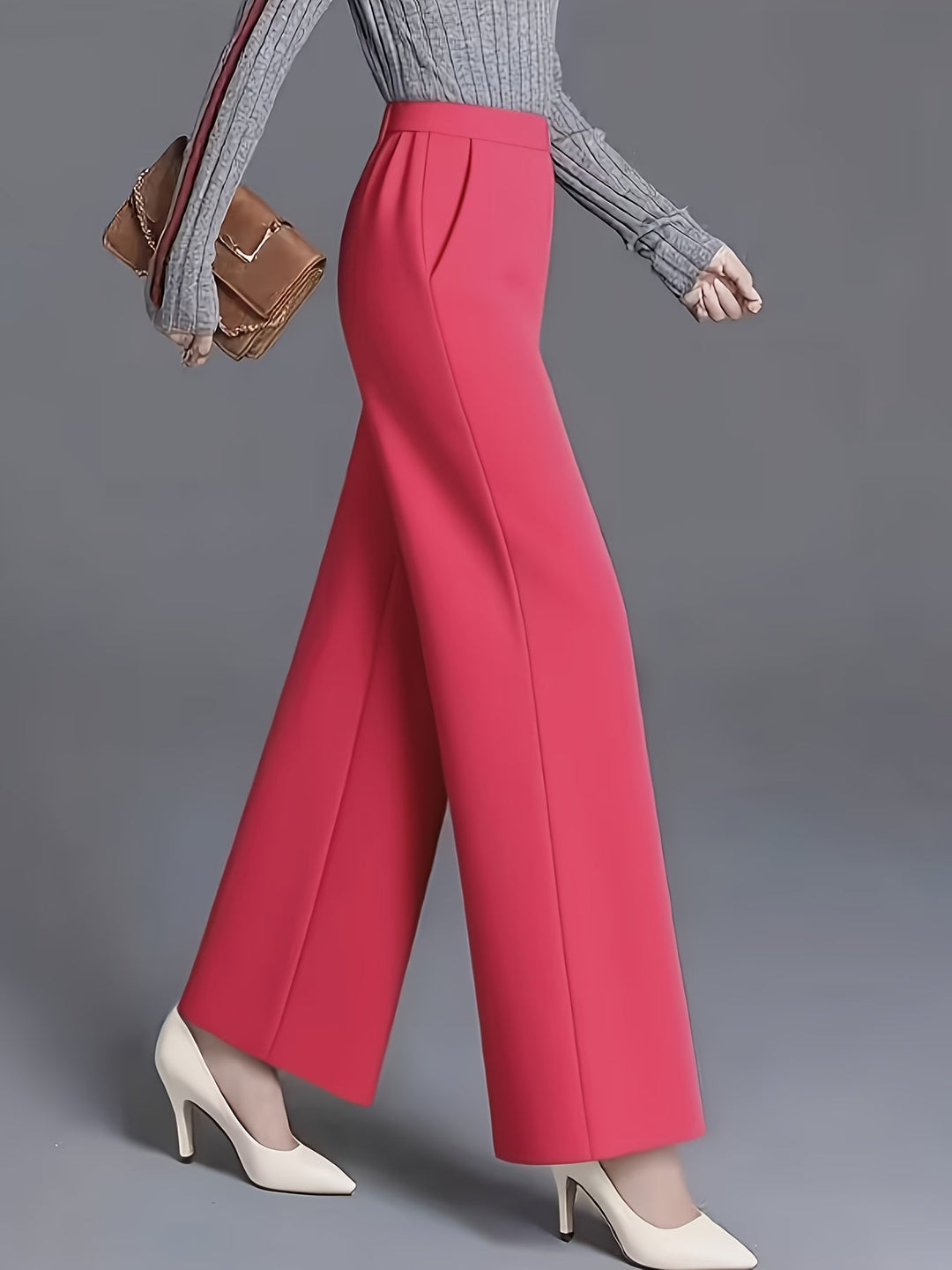 Josie | High-Waisted Wide-Leg Trousers