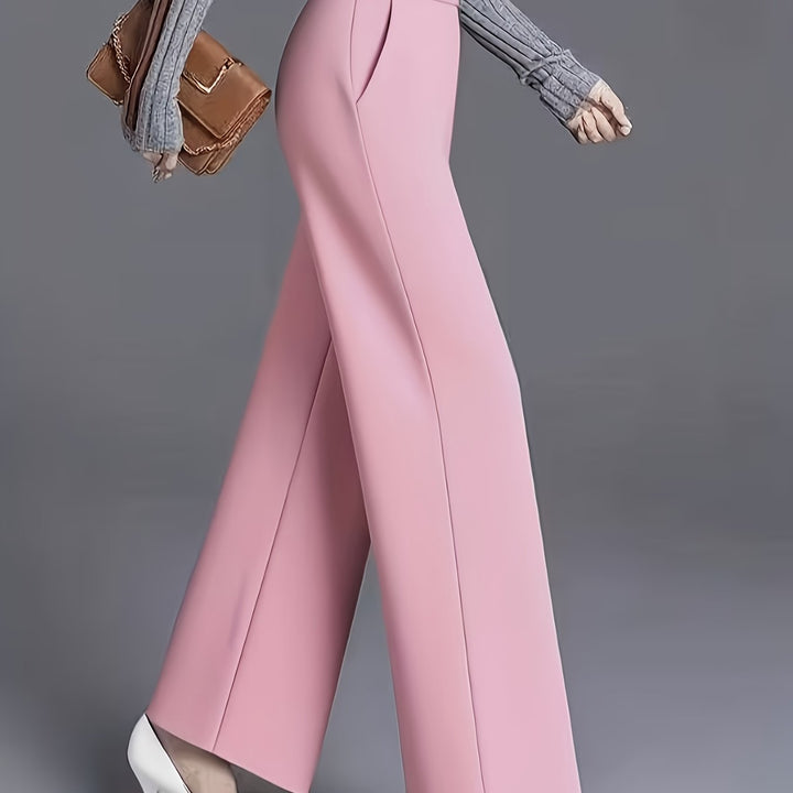 Claudia | High-Waisted Wide-Leg Trousers