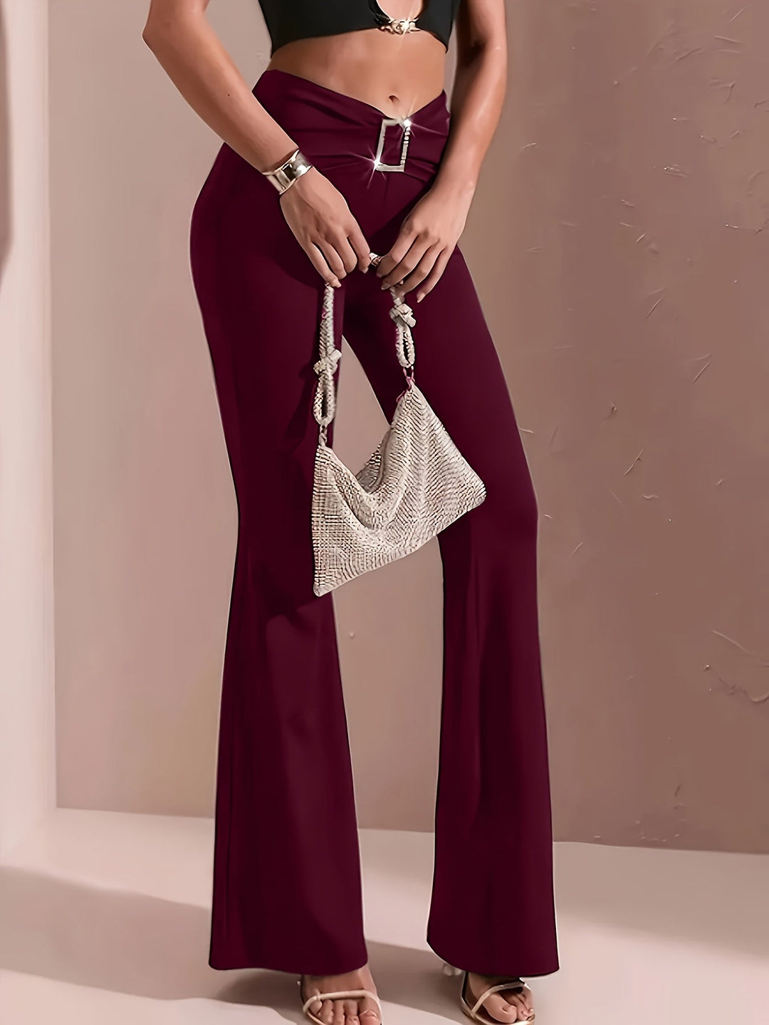 Rosemary | High-Waisted Flared Trousers