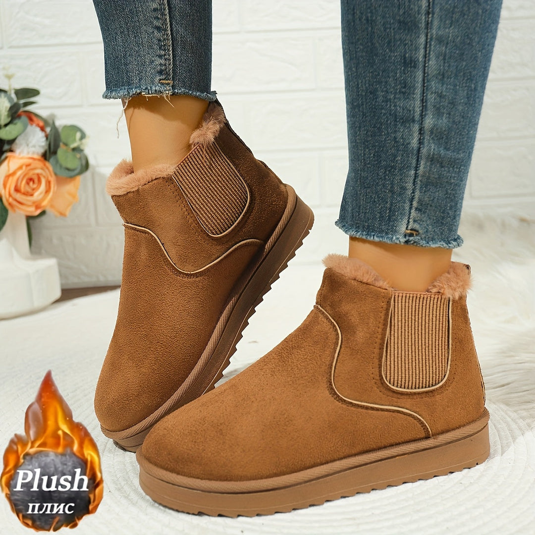 Adrienne | Cozy Platform Ankle Boots
