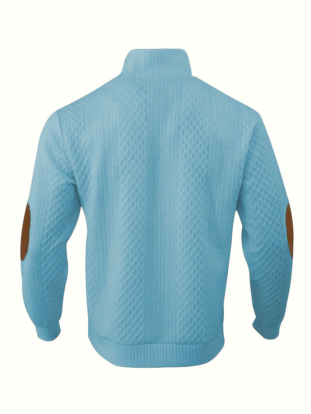 Ronan | Stand Collar Button Henley Jumper