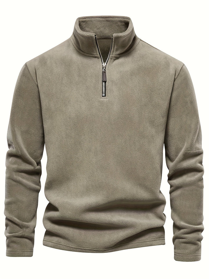 Hugo | Half-Zip Stand-Collar Pullover