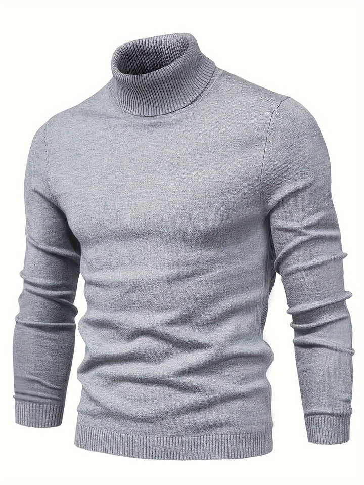 Malcolm | Classic Mock-Neck Jumper