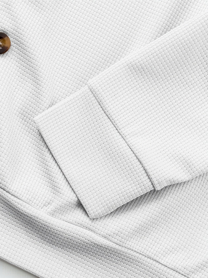 Foster | Textured Button-Up Jacket