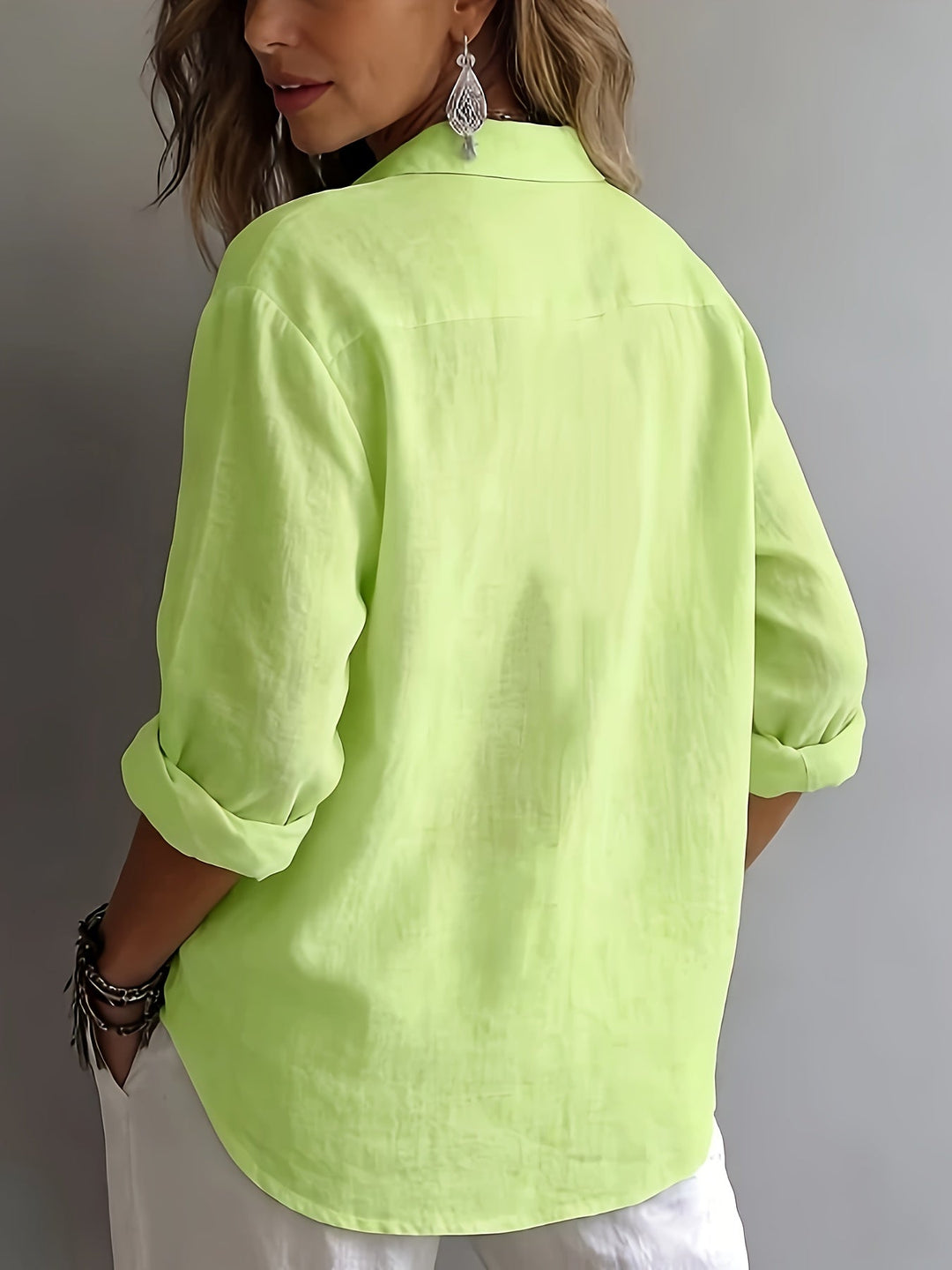 Freya | Relaxed Collared Blouse