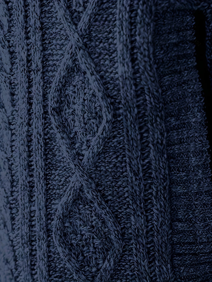 Walter | Textured Full-Zip Cardigan