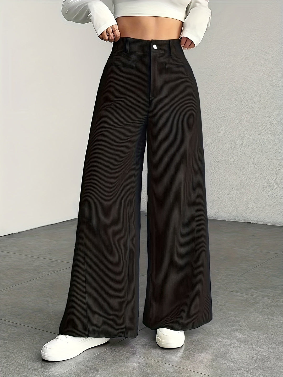 Kimberly | High-Waisted Wide-Leg Trousers