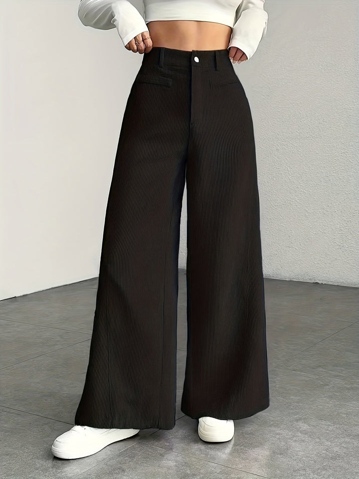 Kimberly | High-Waisted Wide-Leg Trousers
