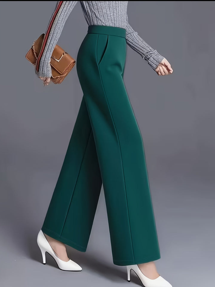 Claudia | High-Waisted Wide-Leg Trousers
