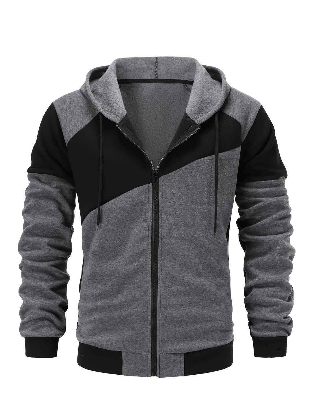Bryce | colour Block Zip-Up Hooded Jacket