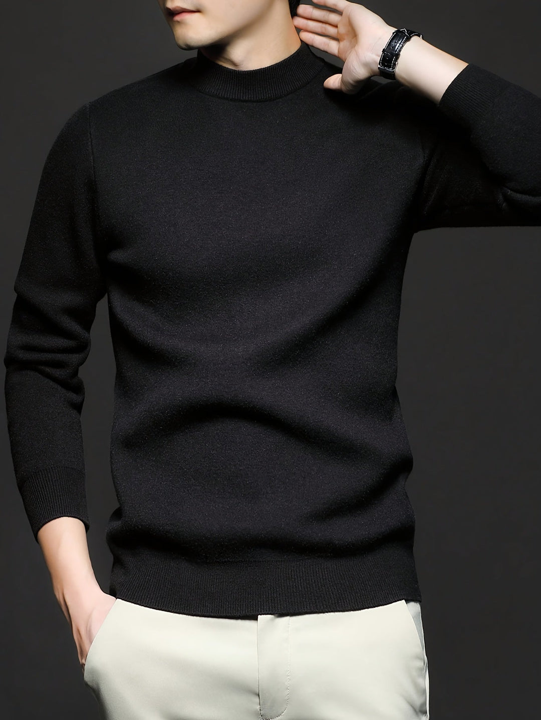 Everett | Refined High-Neck Jumper