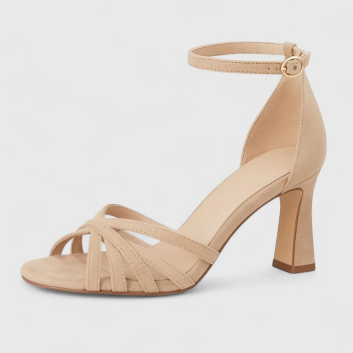 Katie | Stylish Comfortable Open Toe Heels