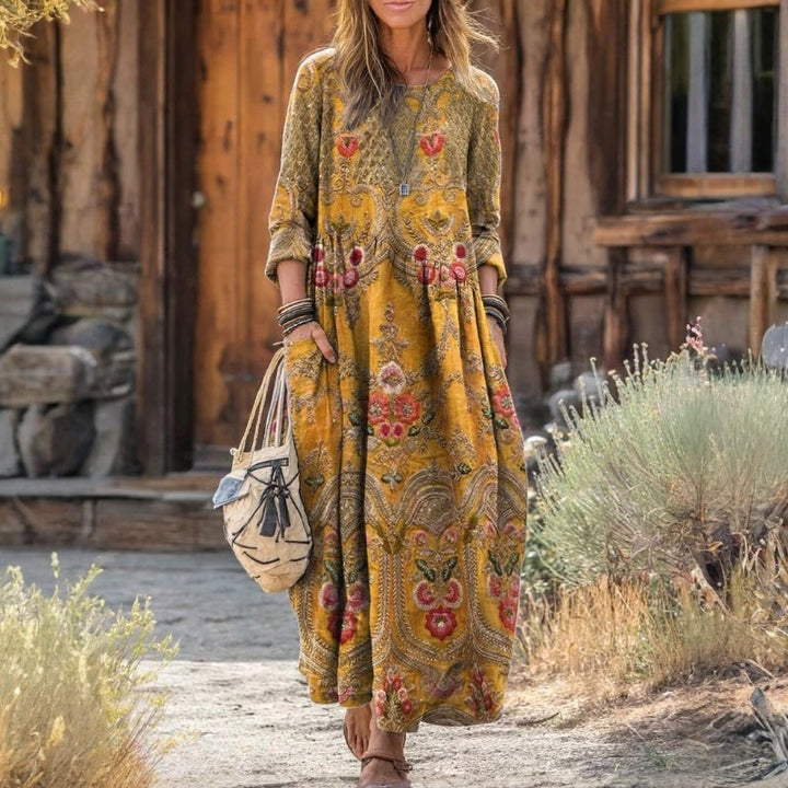 Kayleigh | Vintage Oversized Long Sleeve Dress