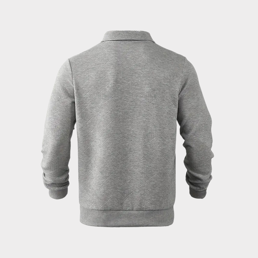 Hudson | Textured Half-Zip Pullover