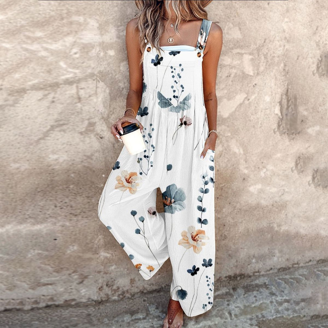 Marissa | Stylish Floral Wide Leg Jumpsuit