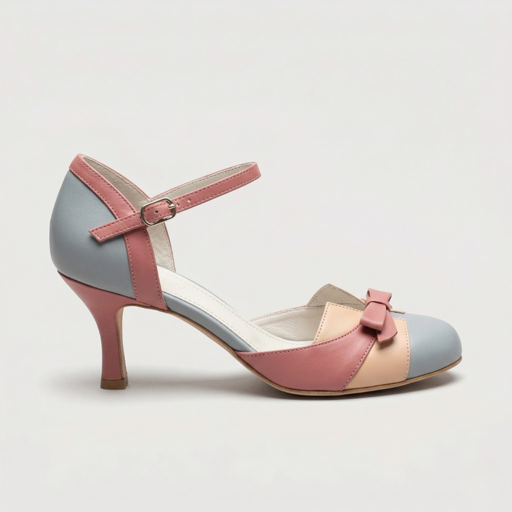 Alana | Comfortable Color Block Heels