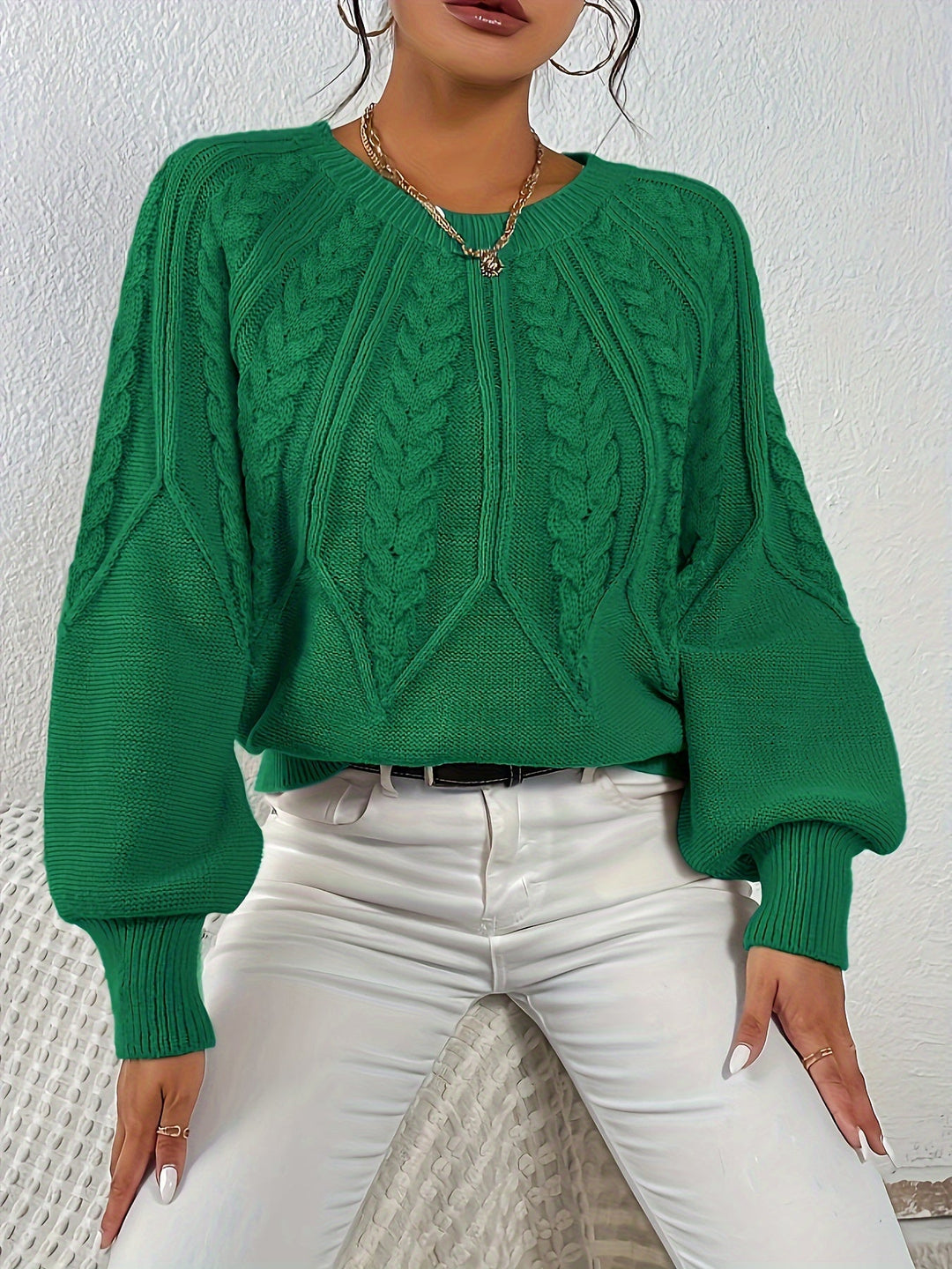Eleanor | Relaxed Cable-Knit Jumper