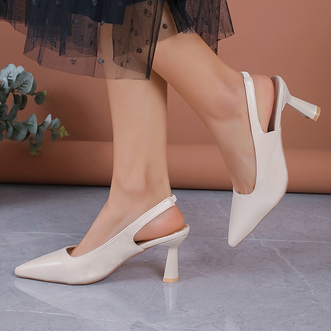 Sophia | Elegant Slingback Pointed Heels