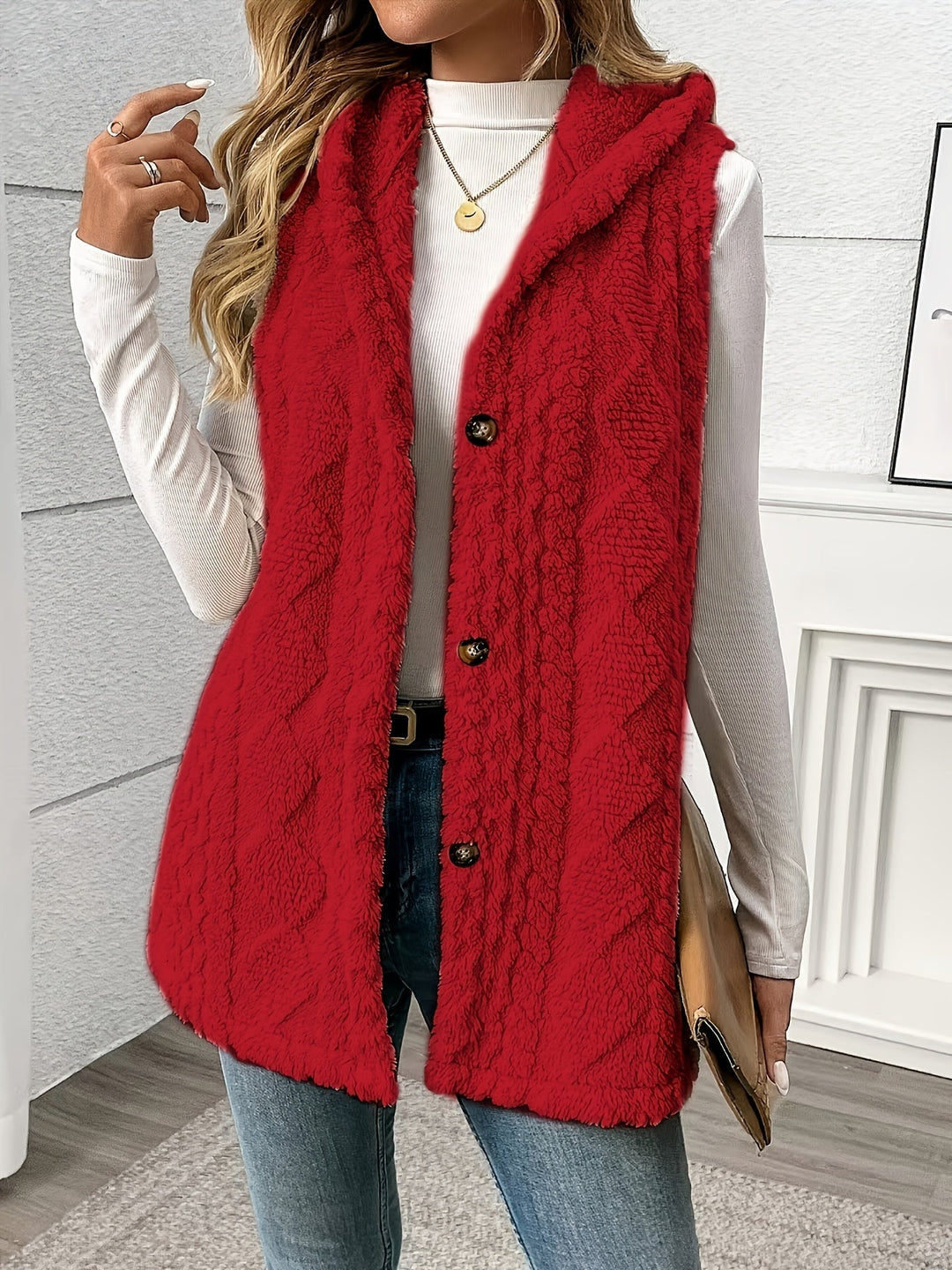 Lorna | Cozy Hooded Sleeveless Vest