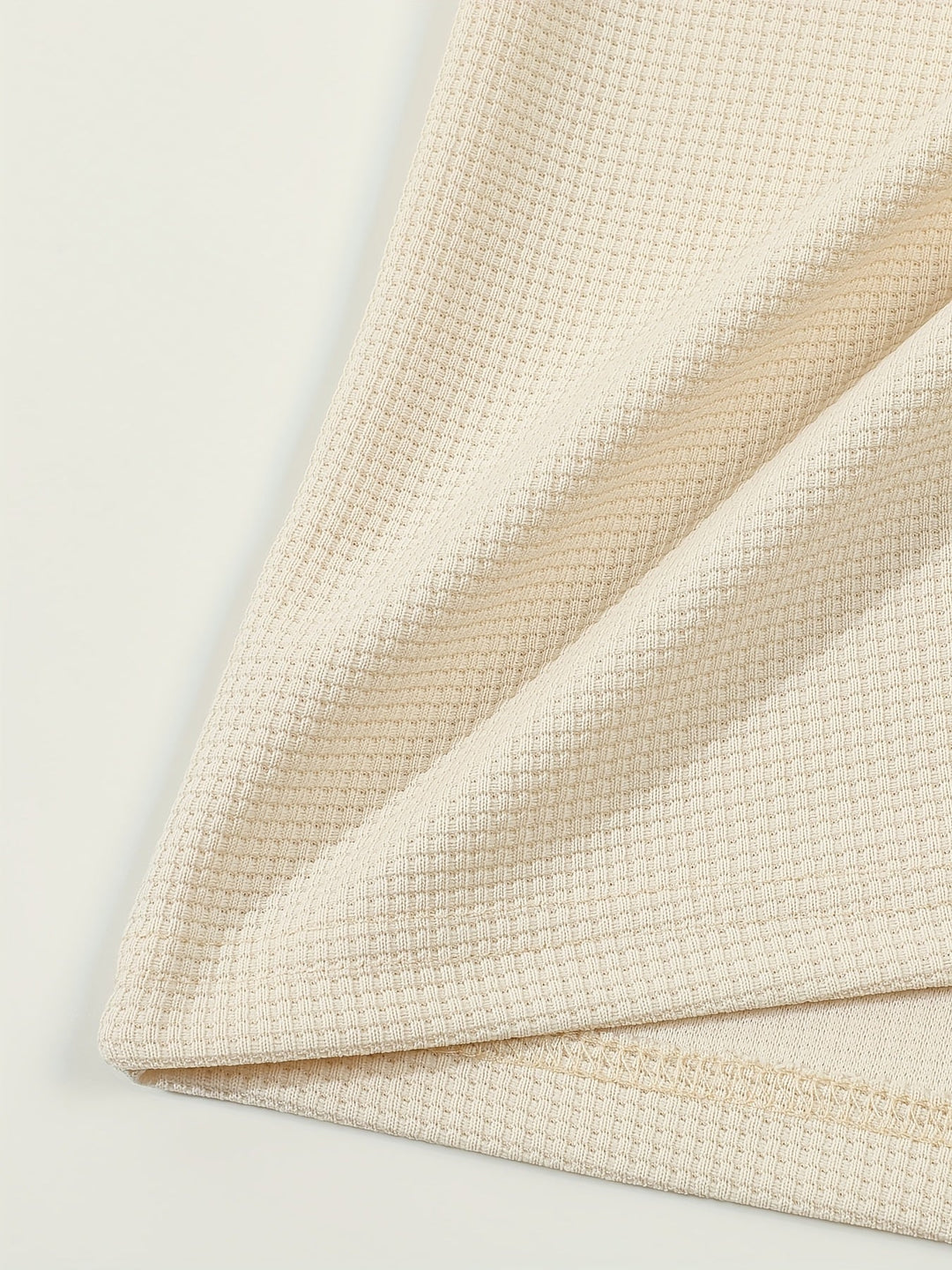 Jonathan | Textured Long Sleeve Henley Shirt
