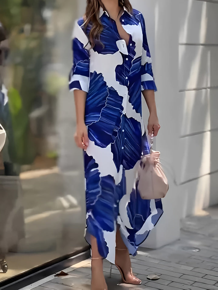 Larissa | Flowing Print Maxi Dress
